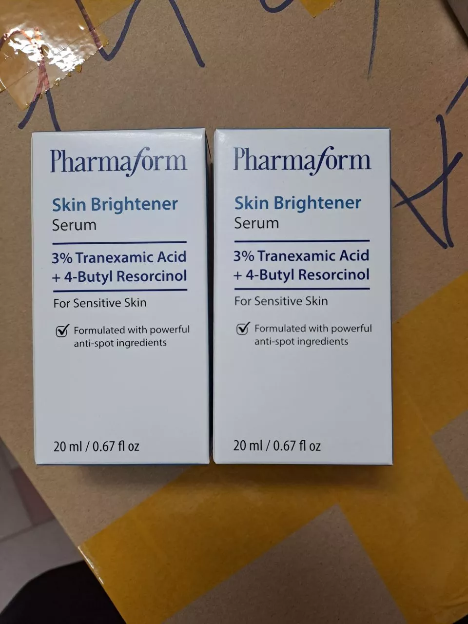 Serum Pharmaform Skin Brightener 20ml - Hỗ trợ mờ nám, dưỡng sáng da, giảm thâm mụn và mẩn đỏ, phù hợp mọi loại da.