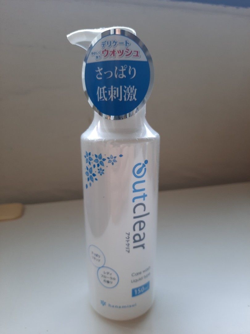 Dung dịch vệ sinh phụ nữ dưỡng trắng Outclear Hanamisui - Sạch sẽ, cân bằng pH và dưỡng ẩm da - Lọ 150ml chăm sóc phái đẹp