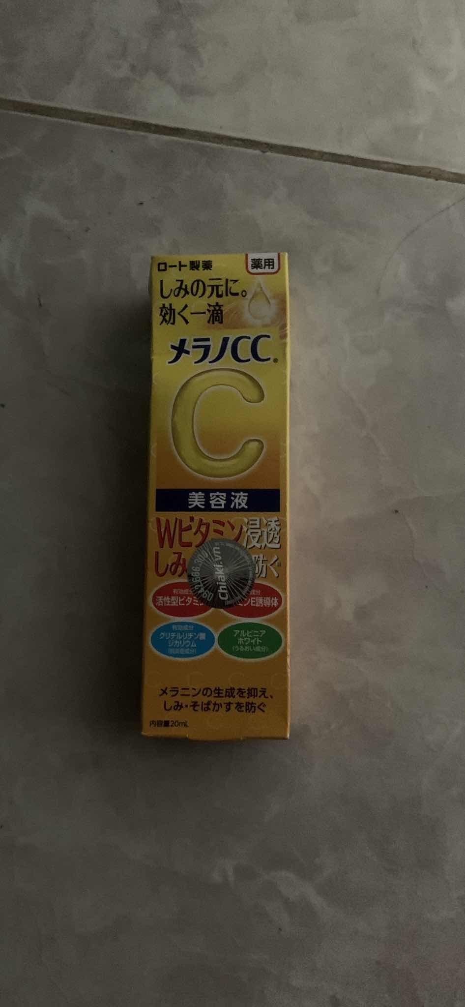 Serum CC Melano 20ml Nhật Bản Vitamin C - Dưỡng Trắng Da, Xóa Mờ Vết Thâm, Hỗ Trợ Làm Sáng Da Hiệu Quả