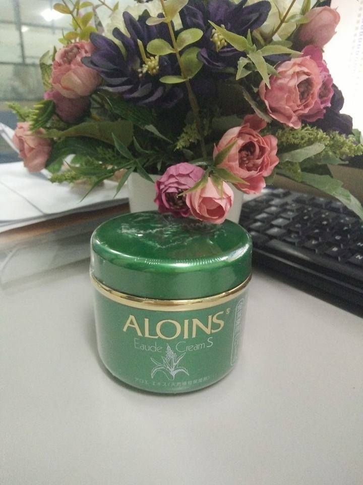 Kem Dưỡng Da Aloins Eaude Cream S 180g - Hỗ Trợ Dưỡng Trắng, Dưỡng Ẩm, Chiết Xuất Lô Hội Nhật Bản, Chống Khô, Nứt Nẻ Da