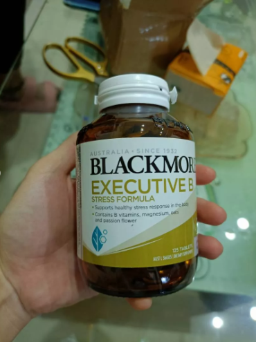 Viên uống Blackmores Executive B Stress Formula - Giải pháp giảm căng thẳng hiệu quả với Vitamin nhóm B từ thiên nhiên - Hỗ trợ giấc ngủ và tinh thần thoải mái.