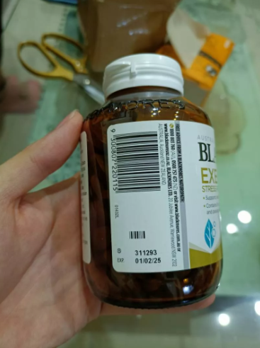 Viên uống Blackmores Executive B Stress Formula - Giải pháp giảm căng thẳng hiệu quả với Vitamin nhóm B từ thiên nhiên - Hỗ trợ giấc ngủ và tinh thần thoải mái.