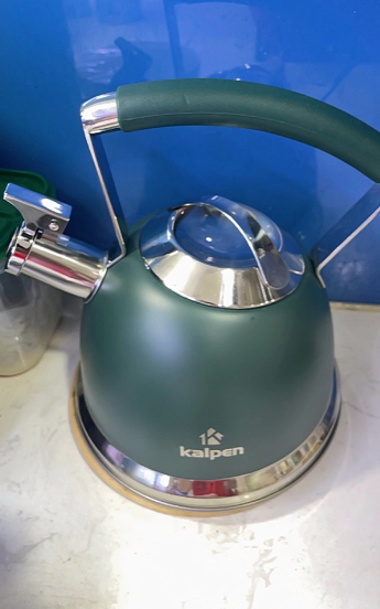 Ấm Đun Nước Inox Kalpen KK02 2.5L 5 Đáy - Bếp Ga, Bếp Điện, Bếp Từ - Thiết Kế Hiện Đại, Tiết Kiệm Năng Lượng, An Toàn Sử Dụng