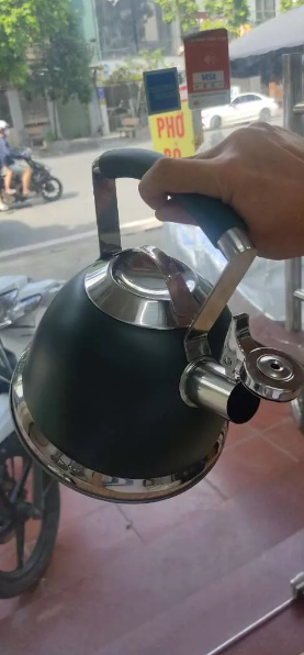 Ấm Đun Nước Inox Kalpen KK02 2.5L 5 Đáy - Bếp Ga, Bếp Điện, Bếp Từ - Thiết Kế Hiện Đại, Tiết Kiệm Năng Lượng, An Toàn Sử Dụng