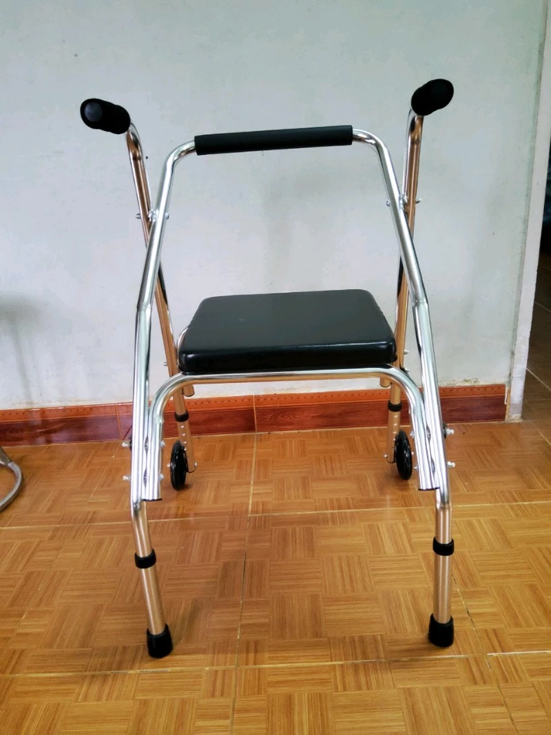 Khung Tập Đi Lucass W9 Có Đệm Ngồi Chắc Chắn - Thiết Bị Hỗ Trợ Di Chuyển Cho Người Già và Người Hồi Phục Sức Khỏe
