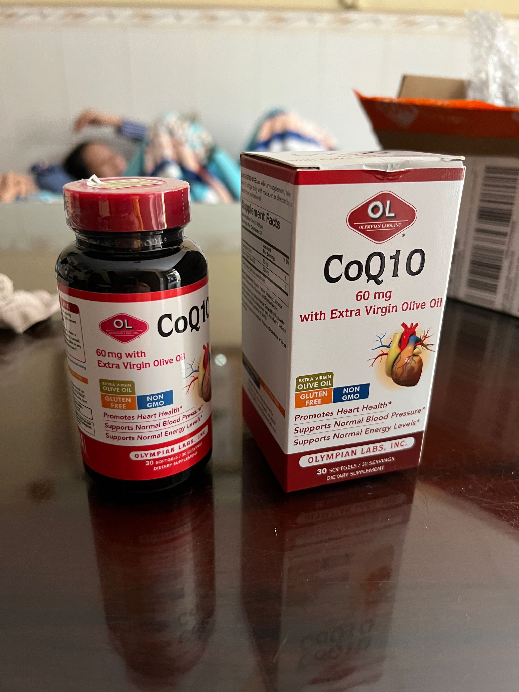 Viên uống hỗ trợ tim mạch CoQ10 60mg Olympian Labs Mỹ - Tăng cường sức khỏe tim, huyết áp ổn định, lọ 30 viên nang mềm dễ hấp thụ