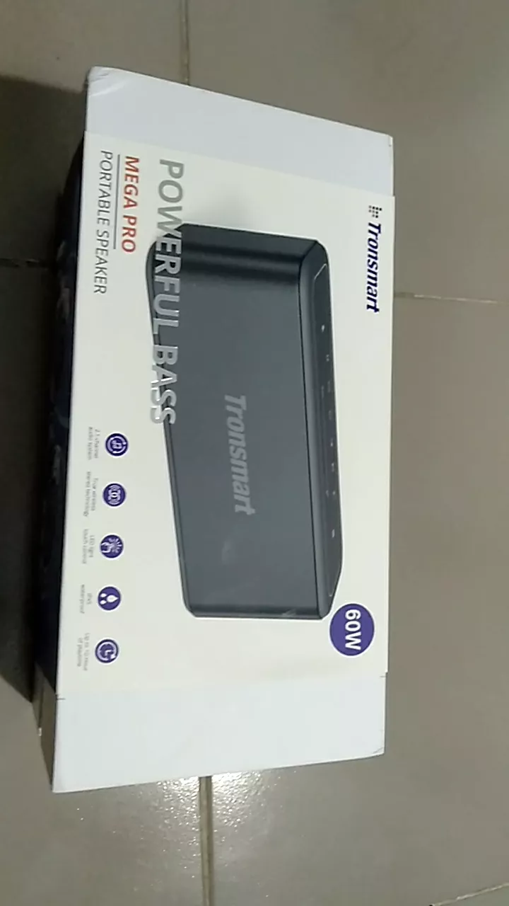 Loa Bluetooth 5.0 Tronsmart Mega Pro 60W - Chống Nước IPX5, Thời Gian Chơi 10 Giờ, Âm Thanh Rõ Ràng, Pin 10400mAh