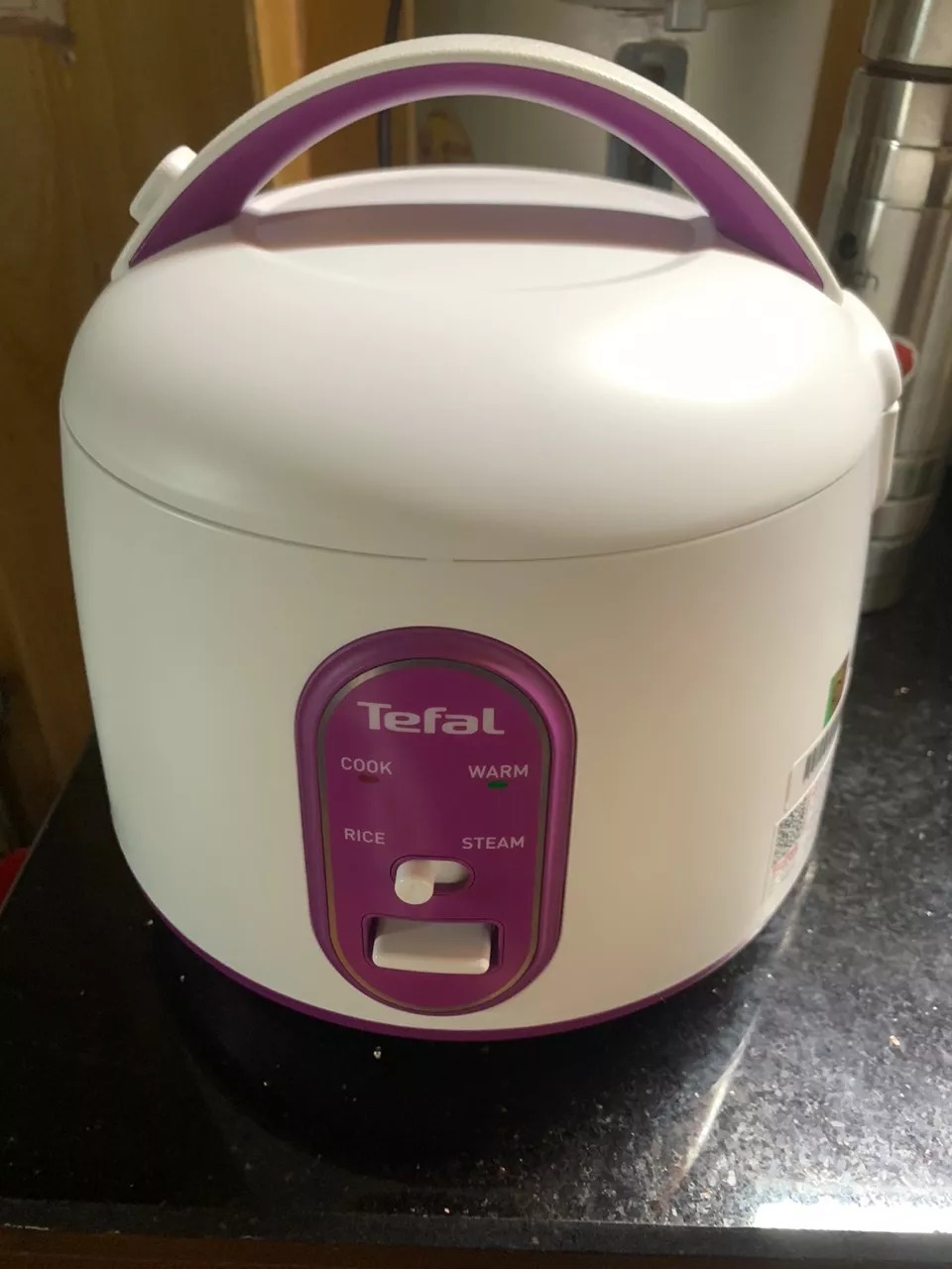 Nồi Cơm Điện Cơ Mini Tefal RK224168 0.7L - Nấu Cơm Nhanh, Giữ Ấm Tự Động, Phù Hợp Cho 1-2 Người Dùng