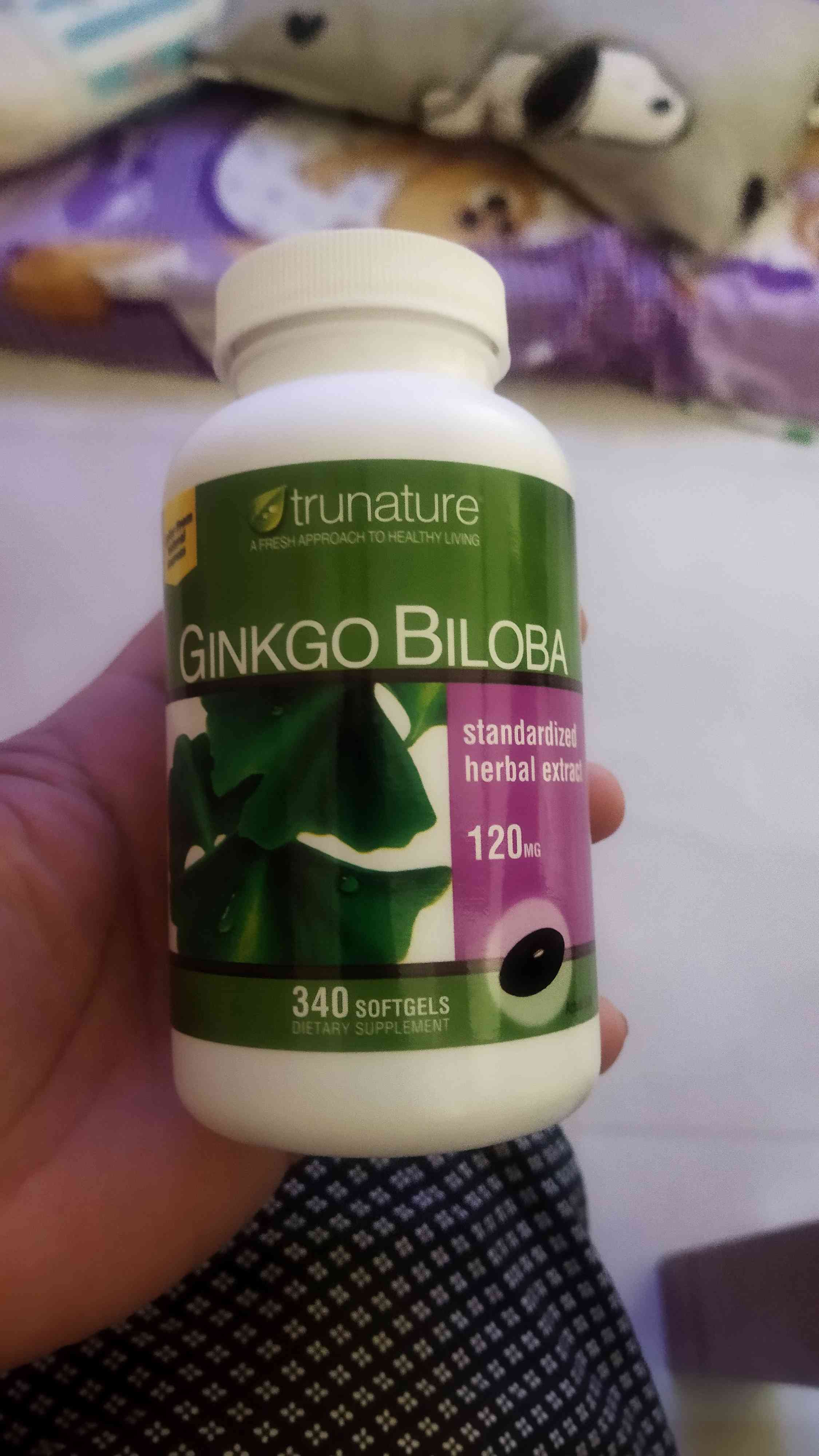 Ginkgo Biloba 120mg Trunature của Mỹ