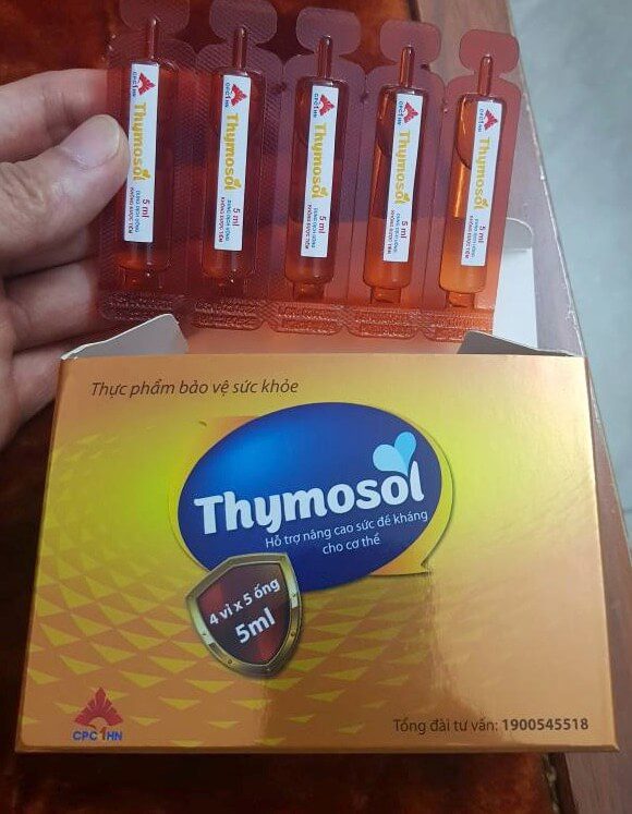 Thymosol Nước Tăng Cường Miễn Dịch - Bổ Sung Thymomodulin, Vitamin C, Kẽm - Hỗ Trợ Sức Khỏe Toàn Diện Cho Người Lớn Và Trẻ Em