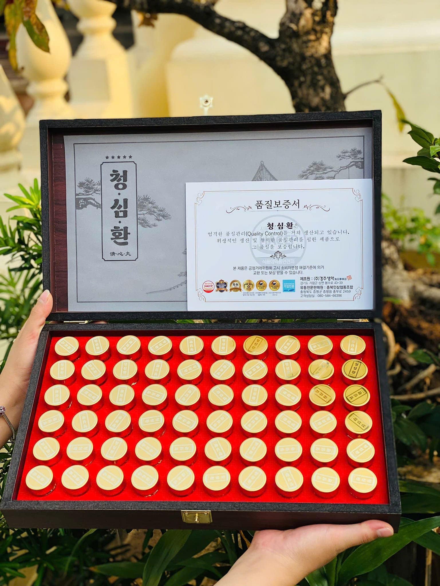 An Cung Ngưu Xạ Hương Thanh Tâm Hoàn Cheong Sim Hwan - Thực Phẩm Bổ Sung Cải Thiện Sức Khỏe, Tăng Cường Trí Nhớ 60 Viên