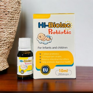 Men Vi Sinh Hi-Biolac Probiotic 10 Chủng Cho Bé - Hỗ Trợ Tiêu Hóa Tăng Cường Miễn Dịch, Lọ 10ml