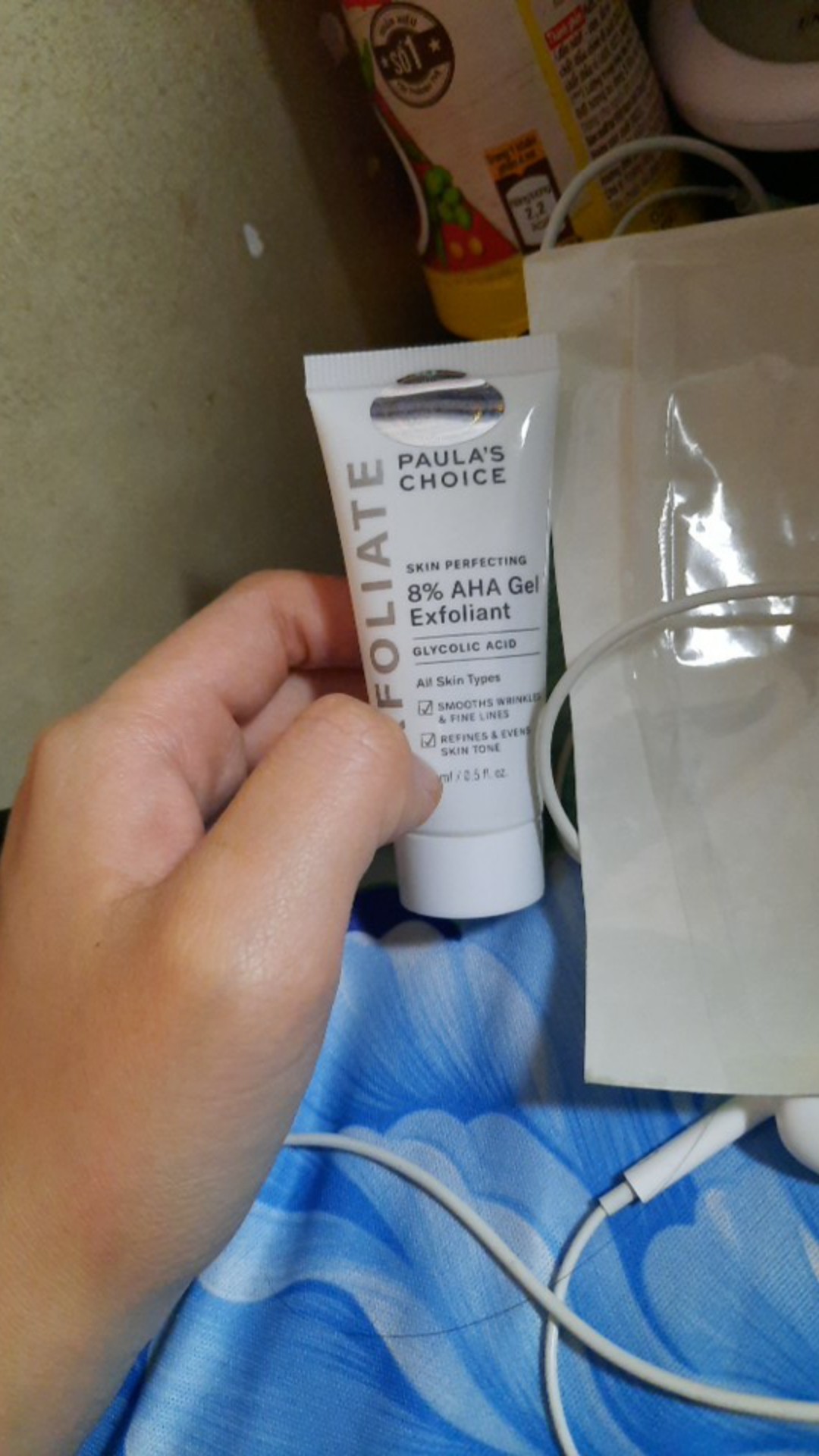 Tẩy Da Chết Paula's Choice Skin Perfecting AHA 8% Gel Exfoliant - Giúp Da Sáng Mịn, Chống Lão Hóa, 100ml