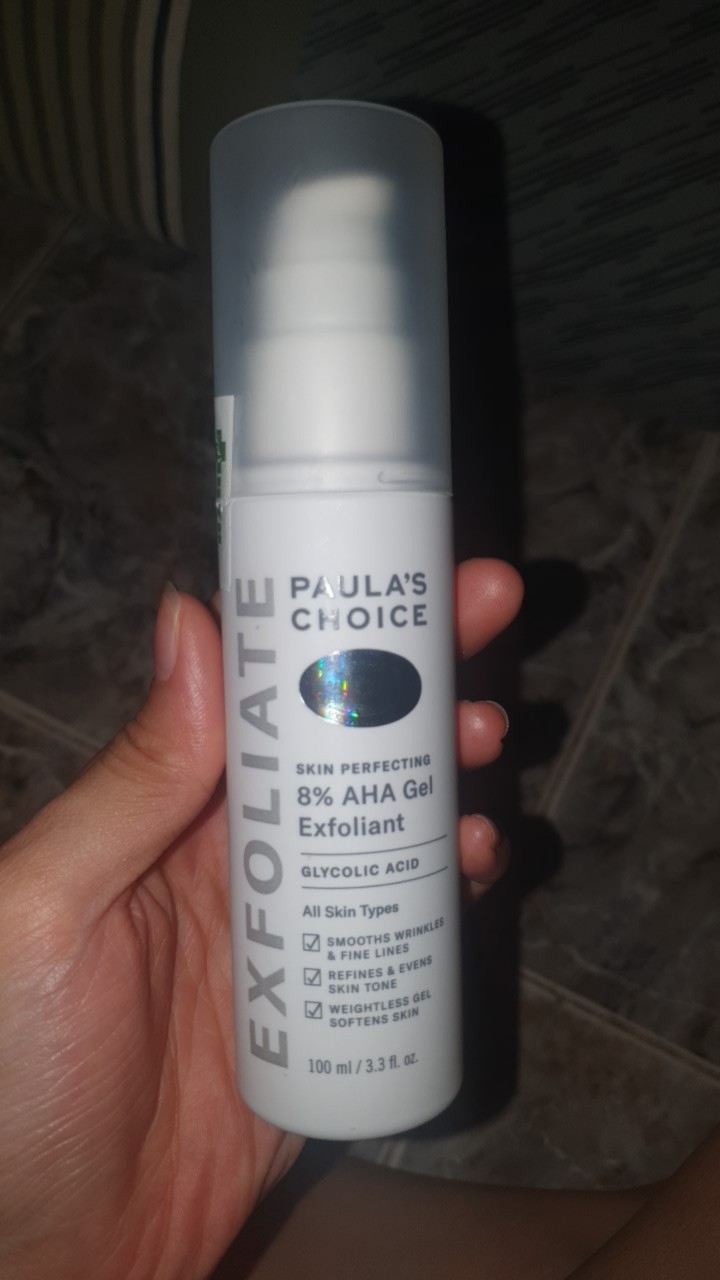 Tẩy Da Chết Paula's Choice Skin Perfecting AHA 8% Gel Exfoliant - Giúp Da Sáng Mịn, Chống Lão Hóa, 100ml