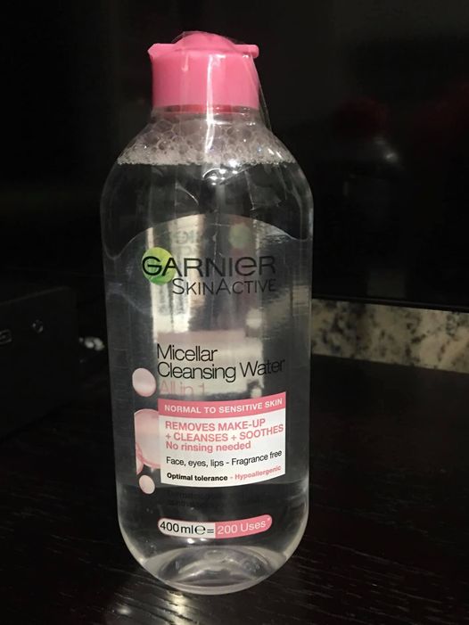 Nước Tẩy Trang Garnier Micellar Cleansing Water 400ml - Làm Sạch Da An Toàn, Hiệu Quả Cho Mọi Loại Da, Không Chứa Cồn