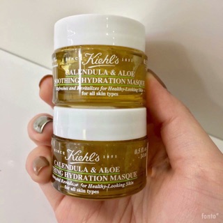 Mặt Nạ Hoa Cúc Kiehl's Calendula & Aloe Cấp Ẩm Cho Da - Gel Dưỡng Ẩm Dịu Nhẹ, Phù Hợp Mọi Loại Da 14ml