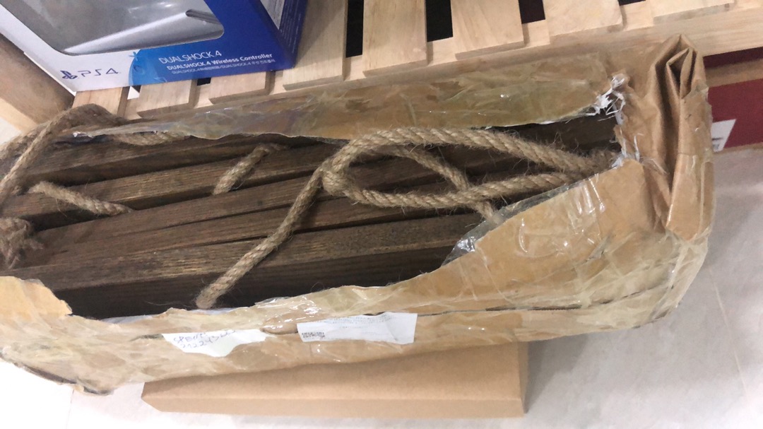 Kệ Gỗ Treo Tường Bắc Âu - Kệ Trang Trí Phòng Khách Độc Đáo Tiết Kiệm Không Gian, 40x13cm, Dây Treo Chắc Chắn