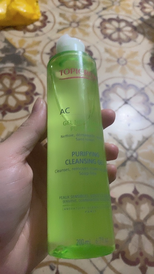 Gel Rửa Mặt Topicrem AC Purifying Cho Da Nhờn & Nhạy Cảm - Sạch Sâu, Dịu Nhẹ, Không Kích Ứng, Dung Tích 75ml/200ml