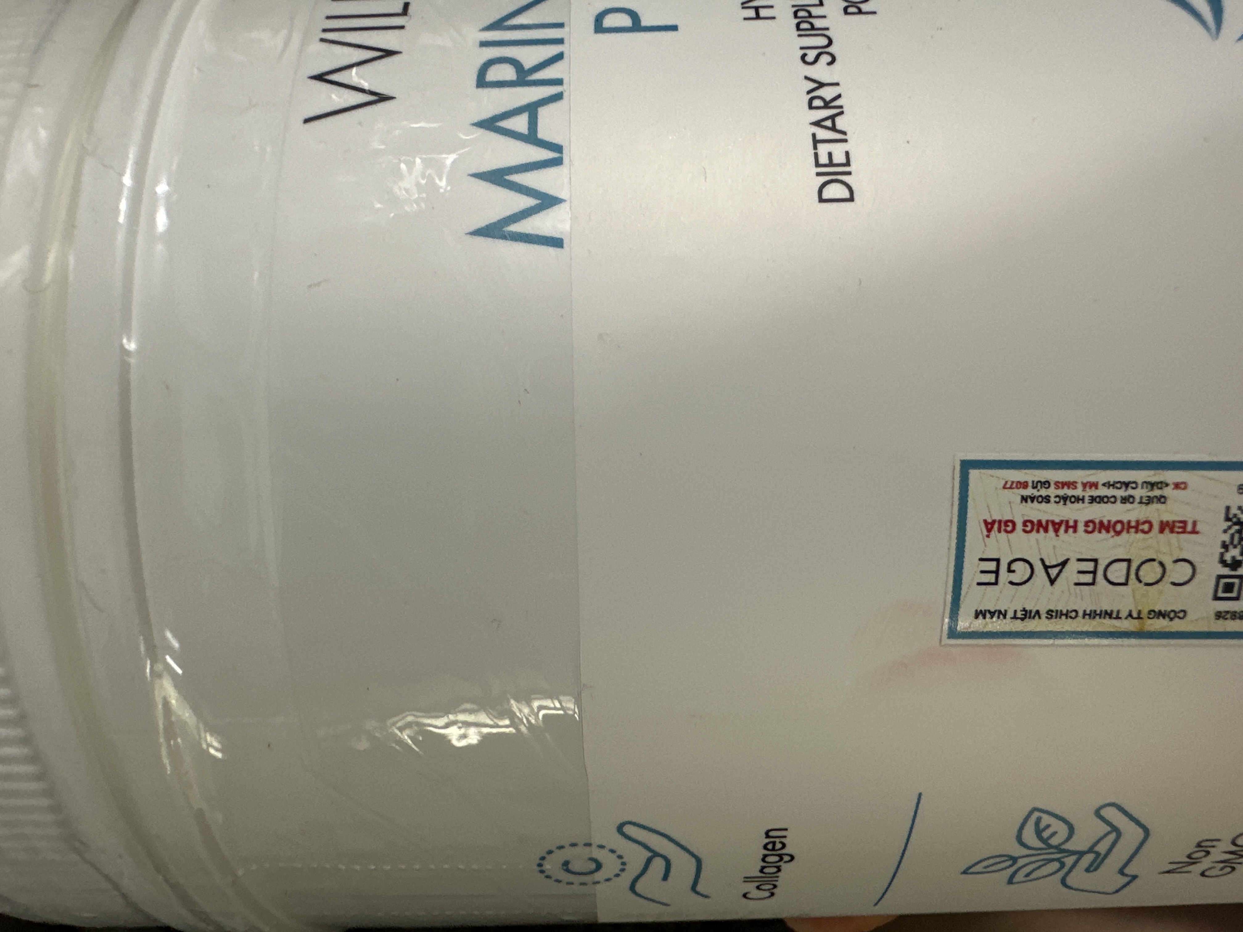 Bột Uống Collagen Codeage Wild-Caught - Peptides Biển 450g, Collagen Tuýp I & III Hỗ Trợ Da Căng Mịn, Giảm Nếp Nhăn