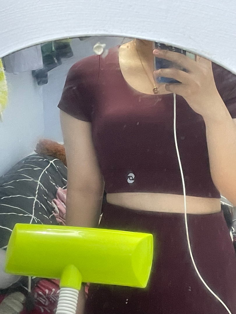 Bộ đồ tập gym yoga S210501-2 áo croptop lưng dây đan chéo + legging cạp cao - Thoải mái, thời trang cho nữ giới luyện tập