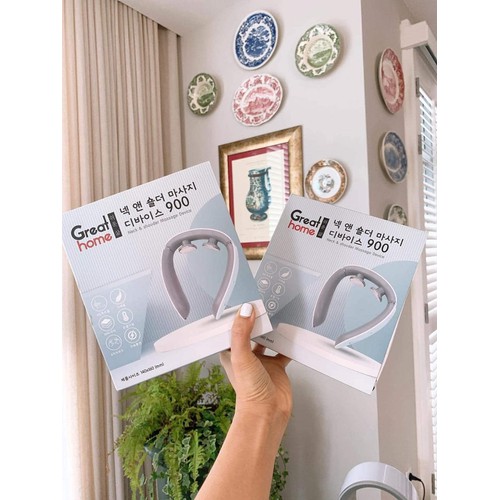 Máy Massage Cổ Greathome Device 900 Hàn Quốc - Giảm Đau Mỏi Cổ Vai Gáy, Thư Giãn Tại Nhà và Khi Đi Du Lịch