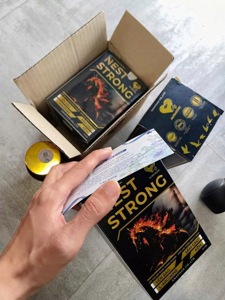 Viên uống yến sào hỗ trợ sinh lực nam Nest Strong - Ausmedic