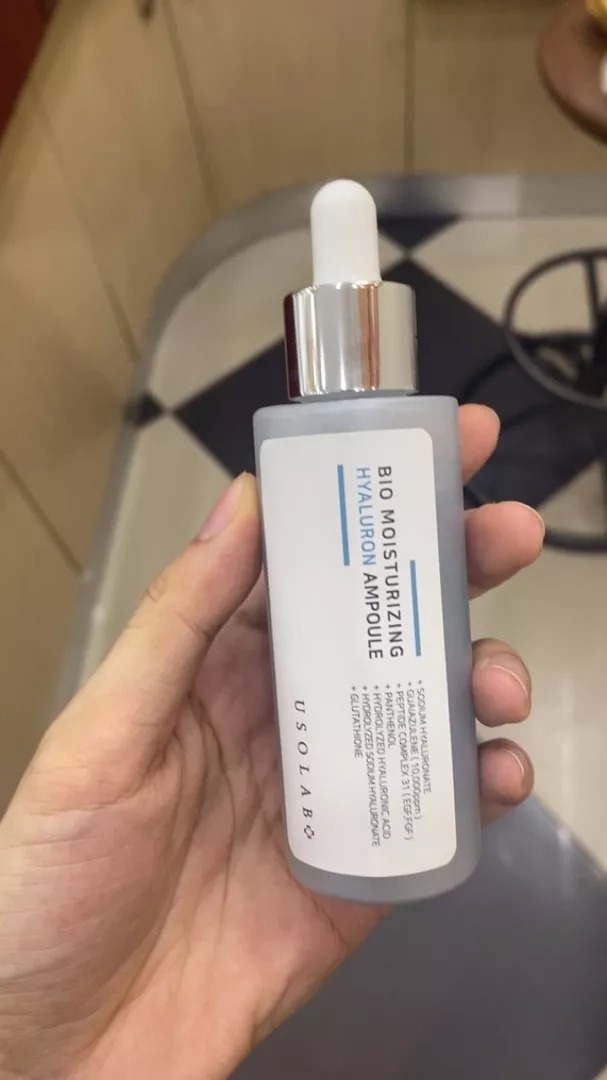 Serum HA Usolab Bio Moisturizing Hyaluron Ampoule 50ml - Dưỡng Da Căng Bóng, Đàn Hồi, Tươi Trẻ, An Toàn Cho Da Nhạy Cảm