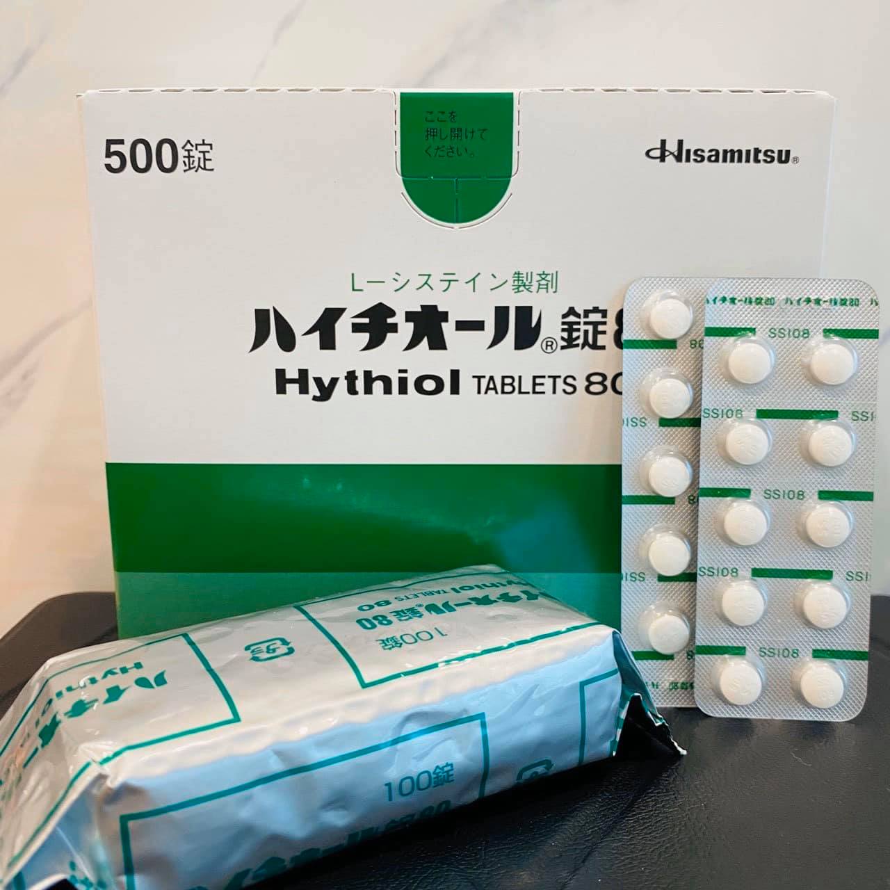 Viên uống L-cystine Hythiol Nhật Bản hỗ trợ ngừa thâm nám, xóa mờ tàn nhang - Sản phẩm làm sáng da hiệu quả cho phụ nữ