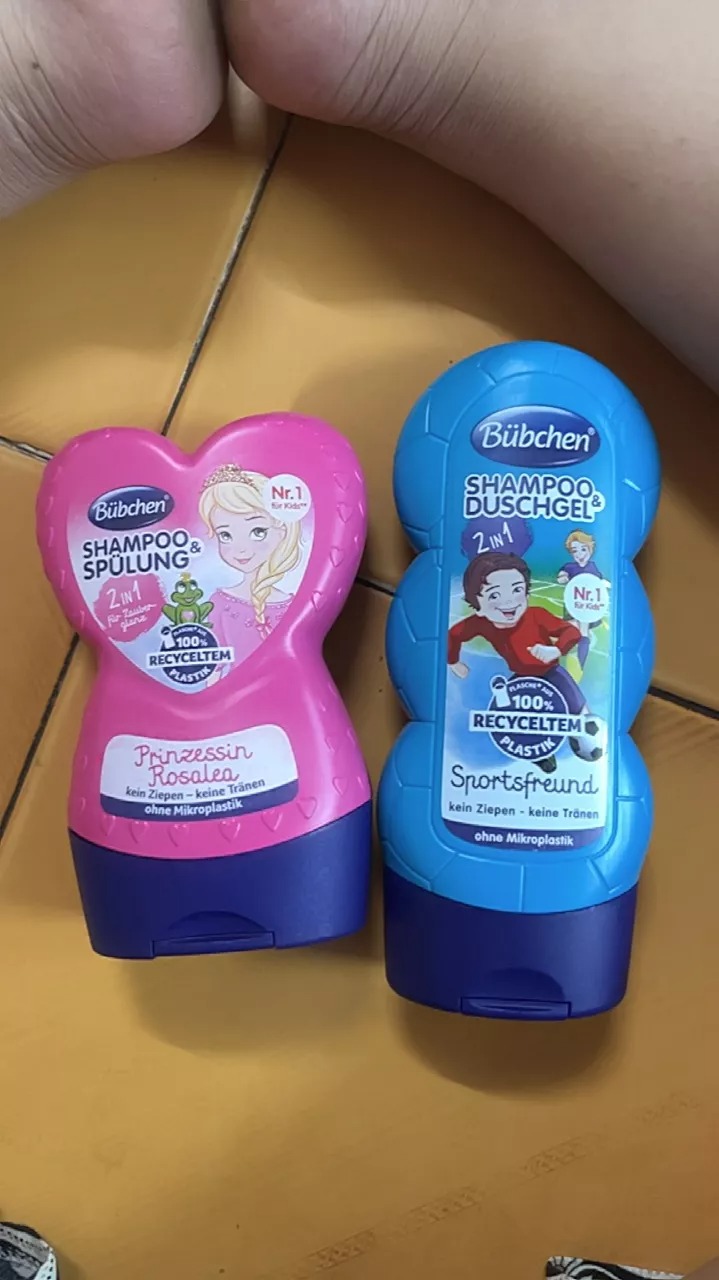 Dầu Gội Xả Bubchen Công Chúa Rosalea 230ml - Dưỡng Tóc Dịu Nhẹ Cho Bé Từ 1 Tuổi, Chất Lượng Tự Nhiên, Không Cay Mắt
