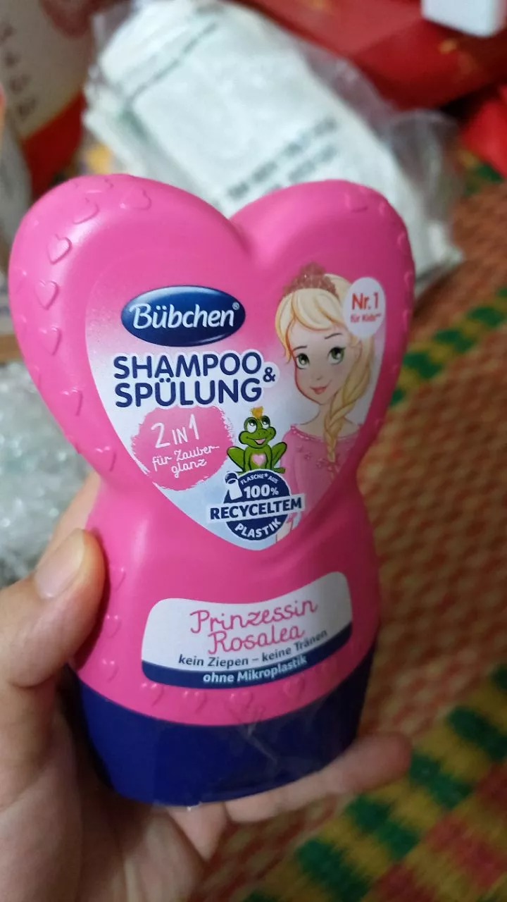 Dầu Gội Xả Bubchen Công Chúa Rosalea 230ml - Dưỡng Tóc Dịu Nhẹ Cho Bé Từ 1 Tuổi, Chất Lượng Tự Nhiên, Không Cay Mắt
