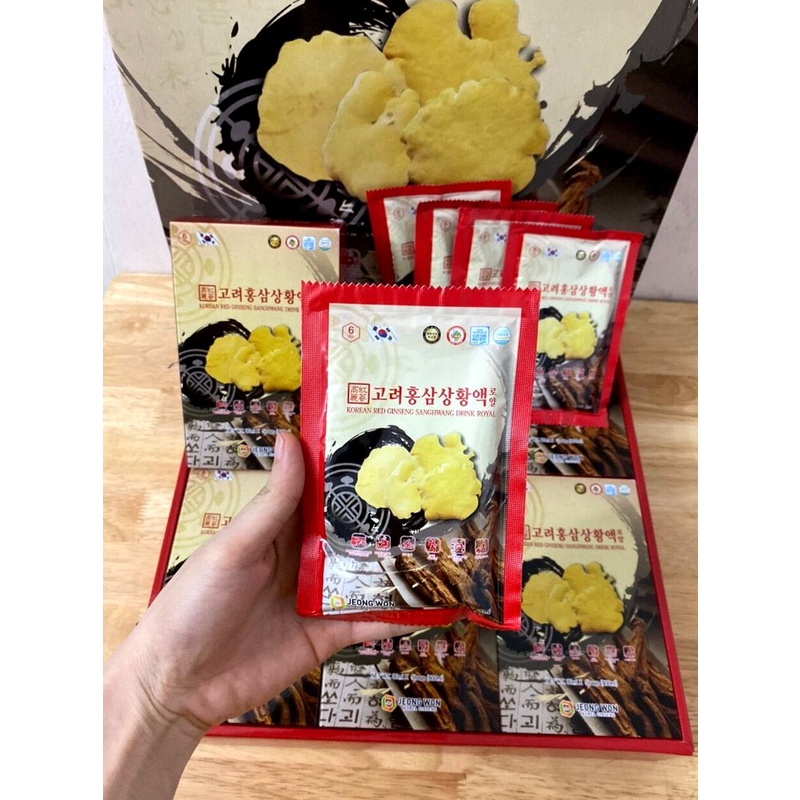 Tinh Chất Hồng Sâm Nấm Thượng Hoàng Jeong Won Hàn Quốc - Bổ Sung Dinh Dưỡng, Tăng Cường Sức Khỏe, Hỗ Trợ Làm Đẹp Da
