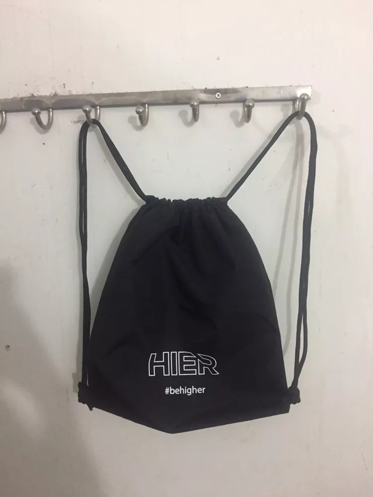 Túi Rút Thể Thao Hier Drawstring Bag Chống Nước - Đựng Giày, Quần Áo và Đồ Dùng Thể Thao, Phù Hợp Hoạt Động Ngoài Trời