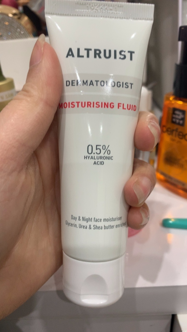 Kem Dưỡng Ẩm Altruist Dermatologist Moisturising Fluid 0.5% Hyaluronic Acid - Dưỡng ẩm da mặt nhẹ nhàng, dễ thẩm thấu, an toàn cho mọi loại da
