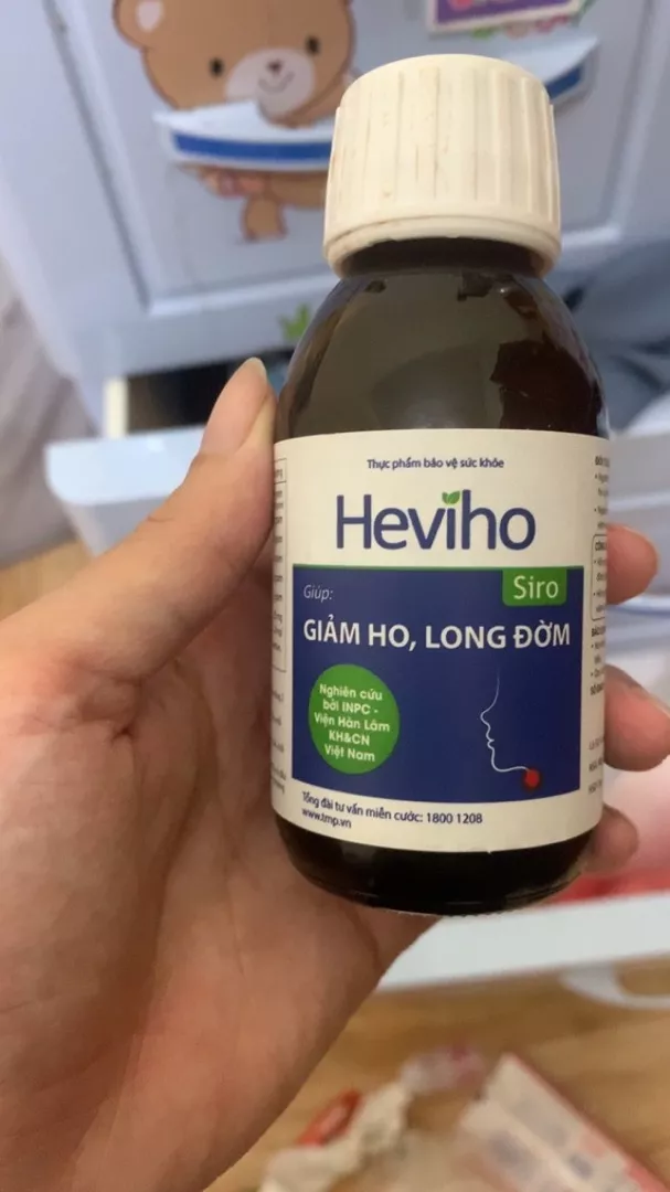 Siro Heviho Giảm Ho Cho Trẻ Từ 6 Tháng Tuổi - Hỗ Trợ Làm Ấm Họng, Giải Cảm, Tiêu Đờm, Tăng Cường Sức Đề Kháng 100ml
