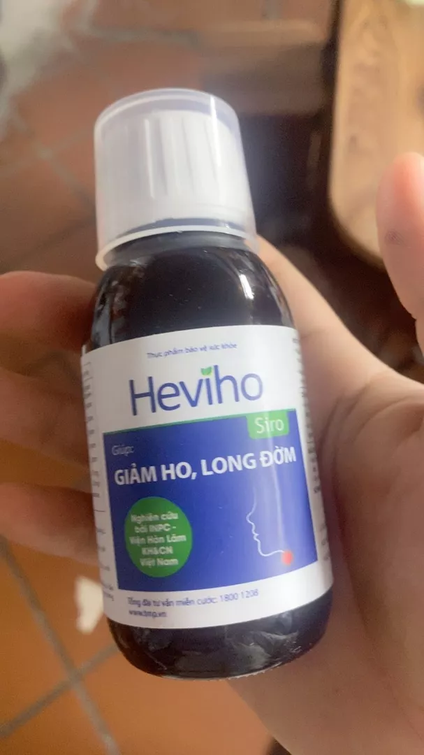 Siro Heviho Giảm Ho Cho Trẻ Từ 6 Tháng Tuổi - Hỗ Trợ Làm Ấm Họng, Giải Cảm, Tiêu Đờm, Tăng Cường Sức Đề Kháng 100ml