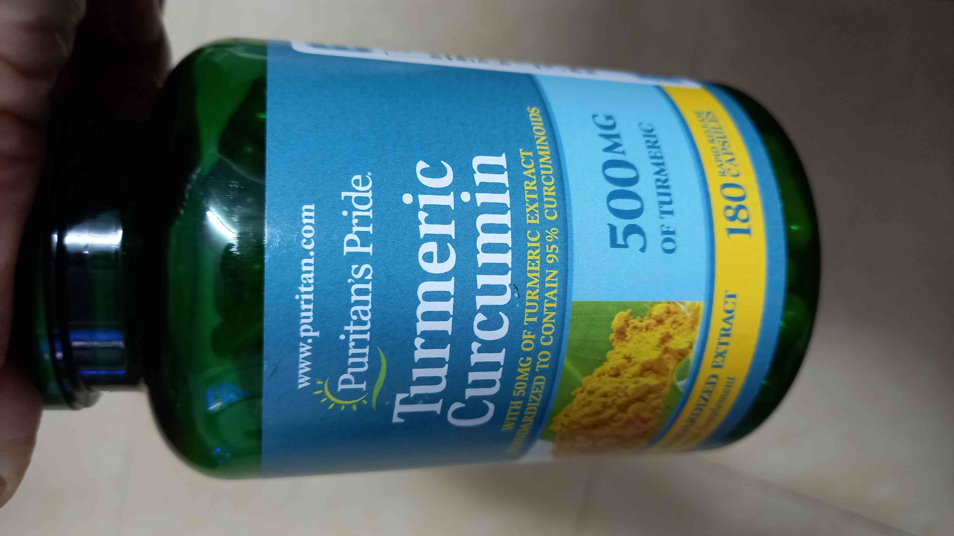 Viên tinh chất nghệ Puritans Pride Turmeric Curcumin 180 viên Mỹ