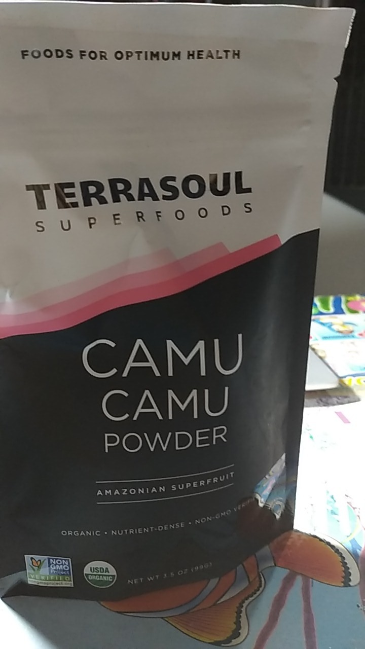 Bột Camu Camu Hữu Cơ Terrasoul - Bổ Sung Vitamin C Tự Nhiên, Hỗ Trợ Miễn Dịch, Dễ Uống Hương Vị Cam Quýt, 99g