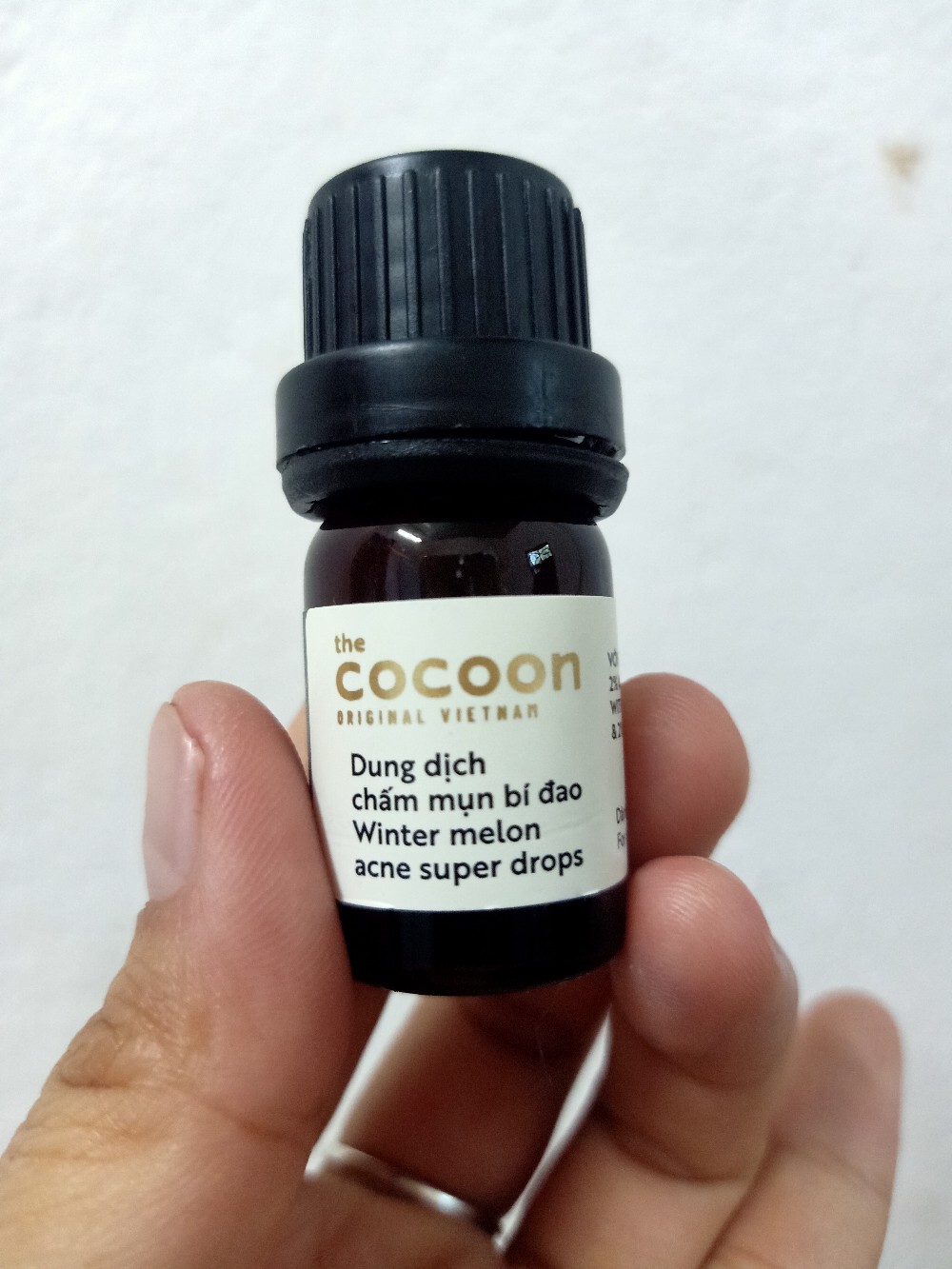 Dung dịch chấm mụn bí đao Cocoon Winter Melon Acne Super Drops - Giảm sưng, kháng viêm, ngăn ngừa mụn cho làn da sáng khỏe, 5ml