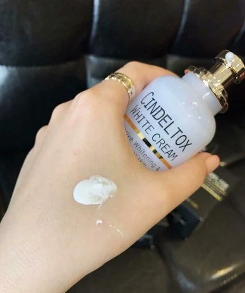 Kem Dưỡng Trắng Da Cindel Tox White Cream - Dưỡng Sáng Da Hàn Quốc, Giúp Mờ Đốm Nâu, Hỗ Trợ Căng Mịn Da 50ml