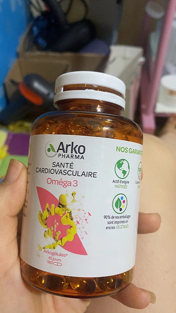 Viên Dầu Cá Omega 3 Arkopharma Pháp - Hỗ Trợ Sức Khỏe Tim Mạch, Não Bộ, Thị Lực, Dễ Uống, Chất Lượng Cao, Dành Cho Trẻ Em Từ 6 Tuổi Trở Lên