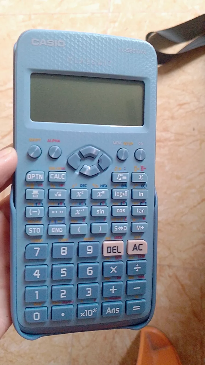Máy Tính Khoa Học Casio FX-580VN X - Dành Cho Học Sinh Cấp 2 Cấp 3 - Màn Hình LCD Cao Cấp, Hiệu Suất Tính Toán Nhanh