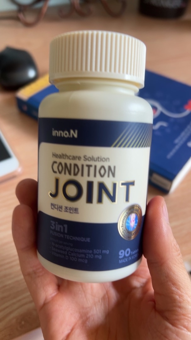 Viên Uống Hỗ Trợ Xương Khớp Inno.N Condition Joint 90 Viên - Bổ Sung Canxi và Vitamin D Giúp Cải Thiện Sức Khỏe Khớp