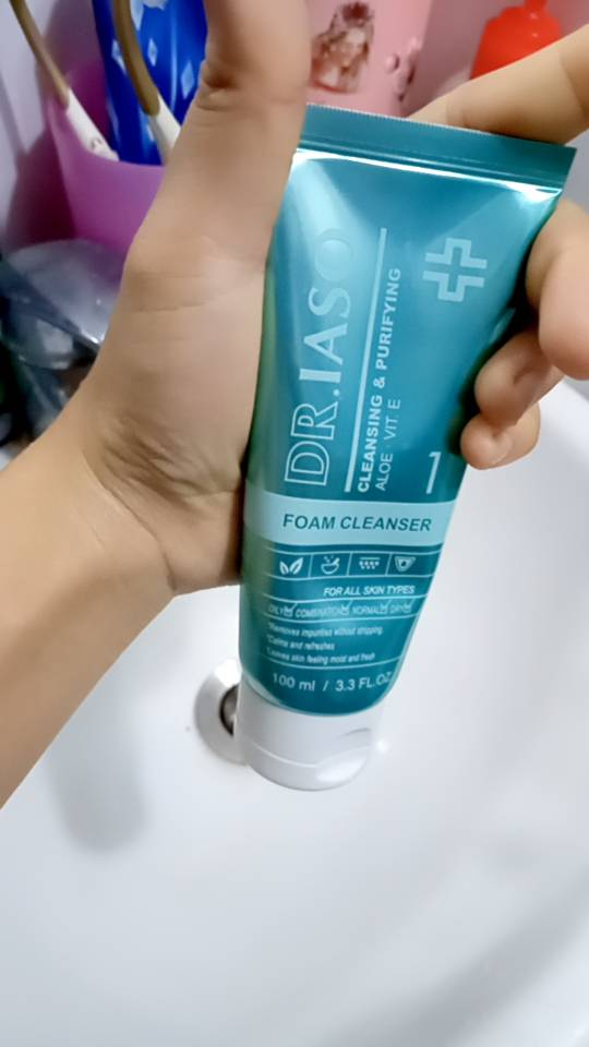 Sữa Rửa Mặt Tạo Bọt Dr.Iaso Foam Cleanser 100ml - Làm Sạch Sâu, Giúp Da Thông Thoáng, Mềm Mại, Chăm Sóc Da Hàng Ngày
