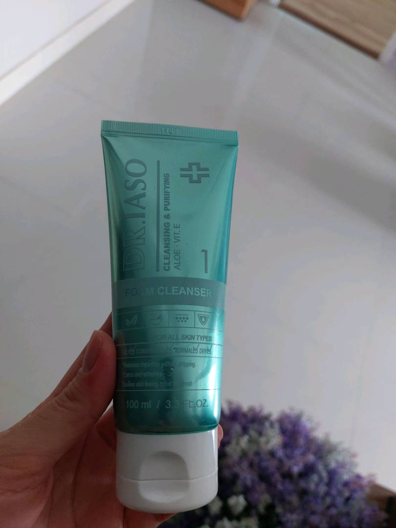 Sữa Rửa Mặt Tạo Bọt Dr.Iaso Foam Cleanser 100ml - Làm Sạch Sâu, Giúp Da Thông Thoáng, Mềm Mại, Chăm Sóc Da Hàng Ngày