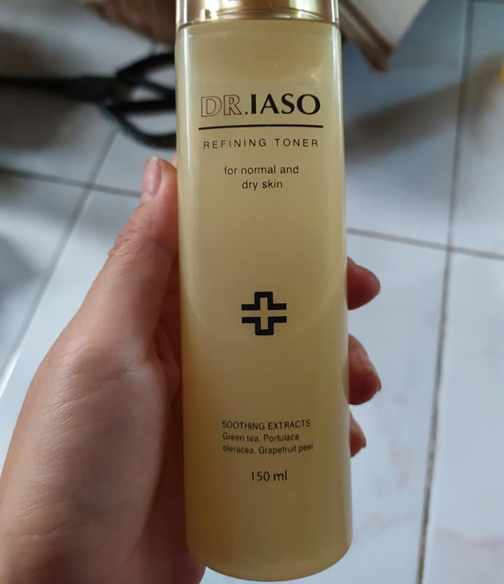 Nước Hoa Hồng Cân Bằng Độ Ẩm Dr.Iaso Refining Toner 150ml - Dưỡng Ẩm Dịu Nhẹ, Làm Sạch Da, Phù Hợp Cho Da Thường Đến Da Khô