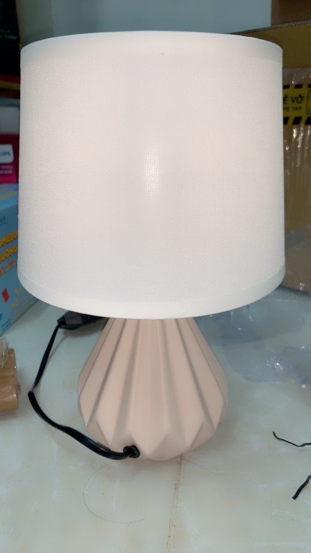 Đèn Ngủ Gốm Sứ Huta Light For Life S13 - Đèn Bàn Trang Trí Thiết Kế Thanh Lịch, Ánh Sáng Vàng Ấm Thư Giãn Gợi Cảm Hứng