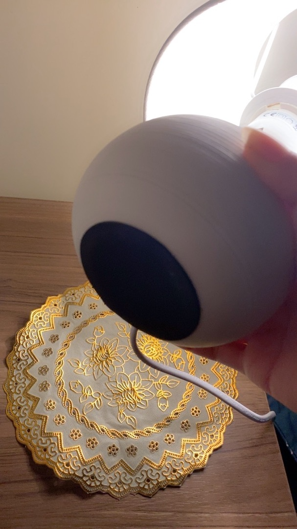 Đèn Ngủ Gốm Sứ Huta Light For Life S1 - Đèn Bàn LED Tiết Kiệm Điện, Trang Nhã Cho Không Gian Sống Thư Giãn