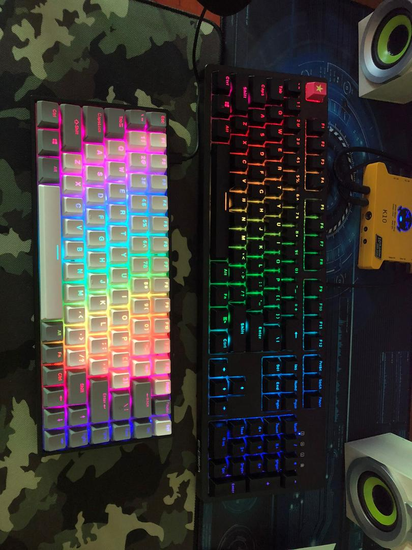 Bàn phím cơ E-DRA EK387 RGB TKL - Switch Outemu, LED RGB Tùy Chỉnh, Thiết Kế Gọn Nhẹ, Phụ Kiện Máy Tính Chất Lượng Cao