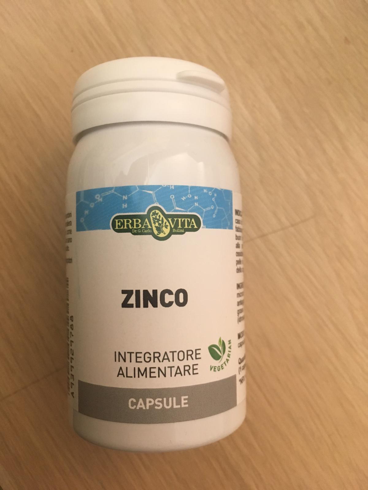 Viên Uống Bổ Sung Kẽm Erba Vita Zinco - Hỗ Trợ Sức Khỏe Xương, Hệ Miễn Dịch, Cải Thiện Thị Giác - Lọ 60 Viên Chất Lượng Ý