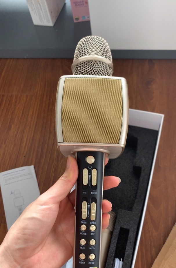 Micro Karaoke Bluetooth YS-98 Kèm Mic Phụ - Công Nghệ Lọc Âm Tiên Tiến, Âm Thanh Rõ Ràng, Hát Song Ca Tiện Lợi